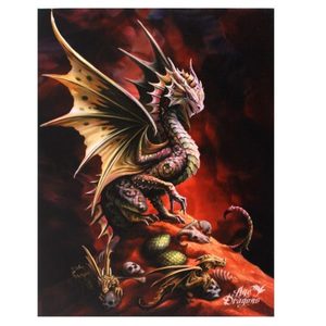 Small Desert Dragon Canvas by Anne Stokes