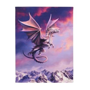 Small Sky Queen Canvas Plaque by Anne Stokes