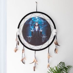 Products: Dreamcatcher Moon Witch 62cm Round by Anne Stokes