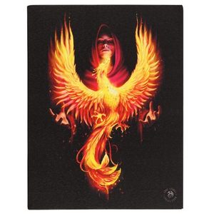 Products: Small Phoenix Rising Canvas Plaque