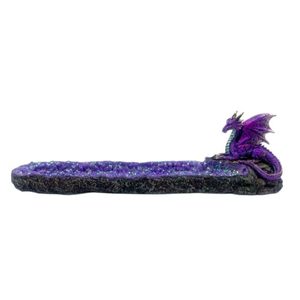 Purple Dragon with Gems Incense Holder