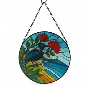 Products: Tui on Pohutukawa Suncatcher