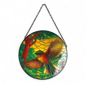 Products: Fantail in Native Forest Suncatcher