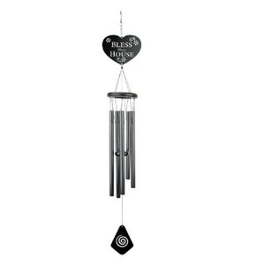 Products: Bless This House Wind Chime 40″ Black