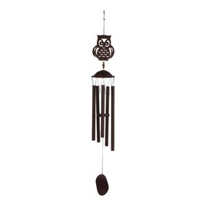Owl Wind Chime 38″ Rustic