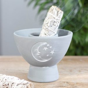 Products: Smudge Bowl Terracotta Moon Grey