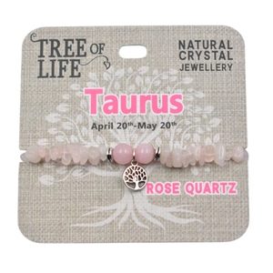Products: Taurus Rose Quartz Bracelet