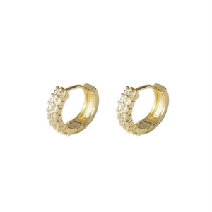 Earrings: Isabella Huggies