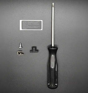 Security Bundle – T10 Driver, Screw, Rubber Cap & Warranty Sticker