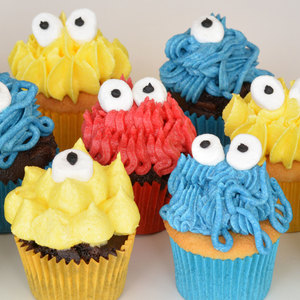 Monsters Themed Cupcakes Delish Cupcakes