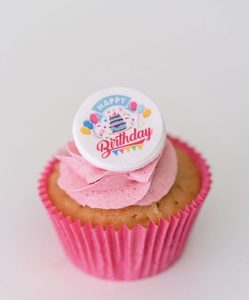 Edible Topper Delish Cupcakes