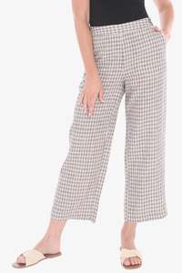 Pants: Grid Check Pant