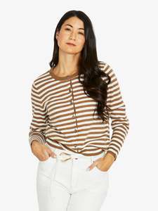 Mono Stripe Cardi