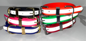 Dog Collars: REFLECTIVE BIOTHANE COLLAR MULTIPLE COLOURS