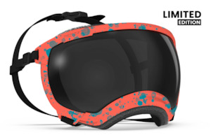 Rex Specs Dog Goggles: Rex Specs V2 Limited Edition Coral Splat