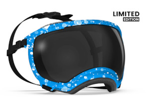 Rex Specs Dog Goggles: Rex Specs V2 Limited Edition Blue Splat (aka Partly Cloudy)