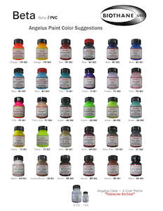Angelus Acrylic Paints: Angelus Acrylic Leather Paints