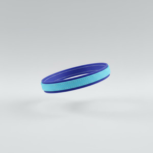 Dog Collars: 25mm Wide Accented  Biothane Dog Collars