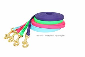 Draglines: 16mm Wide Biothane Draglines, (Length and Colour Options)