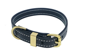 Biothane Collars with Stitched Trim, (Sizes and Colour Options)