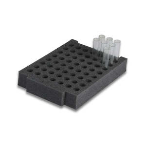Tray Inserts: Gratnells Standard Deep 60 mm Foam Insert – Holds 56 Test Tubes (25 mm)