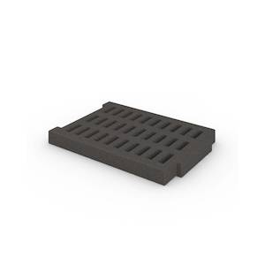 Gratnells Foam Insert – 35mm Deep, 30 Stopwatch Cut-Outs (55 x 10mm, Fits F1 & F2 Tray)