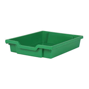Trays: Gratnells F1 Shallow Tray Grass Green