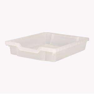 Trays: Gratnells F1 Shallow Tray Translucent