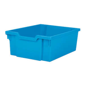 Trays: Gratnells F2 Deep Tray Cyan Blue