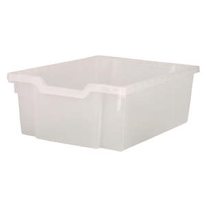 Trays: Gratnells F2 Deep Tray Translucent