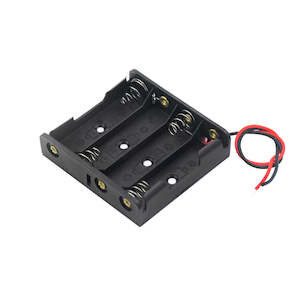 Electronics: Battery Holder With Wire 4X AA