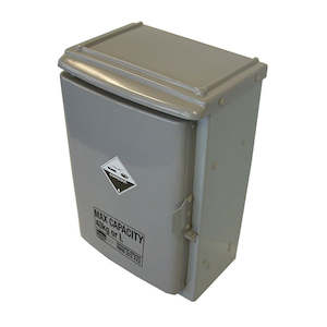 Corrosives Cabinet PVC 40L, Underbench One Chamber