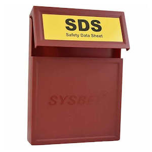 Safety Data Sheet (MSDS) Holders - Red
