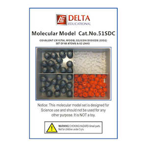Chemistry Models: Silicon Dioxide Covalent Crystal Structure Model Kit