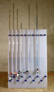 Laboratory Racks: Burette Storage Rack 10-Plc 40x60cm