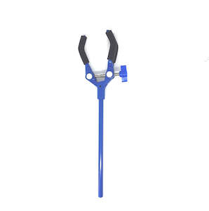 Retort Equipment: Retort Clamp 3 Rubber Covered Prongs Aluminium