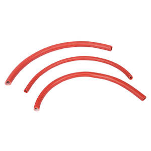 Rubber Tubing Red 10mm I.D.x1.5mm Wall, Per Metre