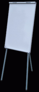 Portable Acrylic Whiteboard / Flip Chart on Tripod Easel