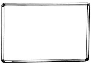 Acrylic Magnetic Whiteboard 1200 x 1500mm