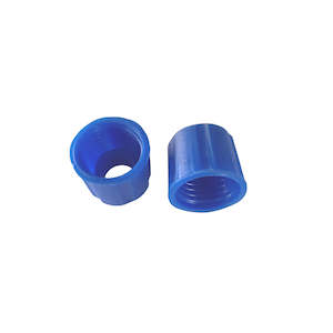 Blue Screw-On Collar for Modular Glass Burettes