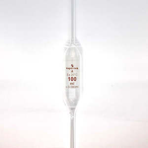 Volumetric Pipette A-Grade 100ml, Supertek