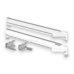 Gratnells Accessories: StopSafe Runners L&R Pair for Callero Trolleys with X2 Tray Stops