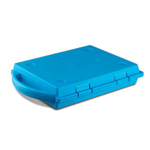 Gratnells SmartCase Cyan Blue with Liner Foam – Portable Storage (6.5L Capacity)