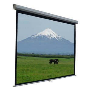 Manual Pulldown Projector Screen 90" (2.0 × 1.12 m, 16:9)
