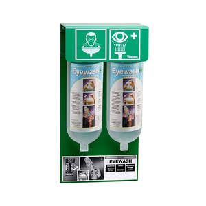 Tobin Eyewash Station Wall Stand – pH Neutralising Buffer Solution (2 x 1L)