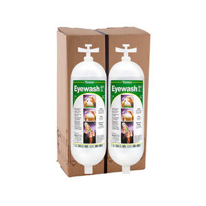 Tobin Sterile Saline Eyewash Solution Replacement Bottles – 2 x 1L Pack