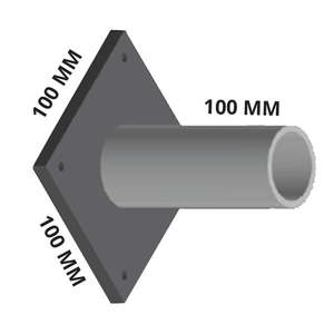 PVC Vent Flange for Corrosive Storage Cabinets – 100mm