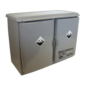 Corrosive Substance Storage Cabinet PVC 140L Under Bench – AS/NZS2243 & AS3780 Compliant