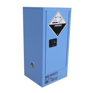 Corrosives Cabinet Metal 60L – Single Door Class 8 Storage