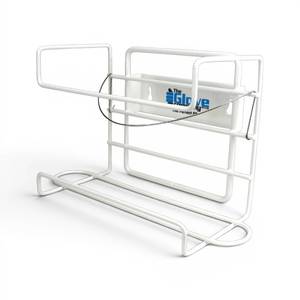 Single Tier Wall Mount Glove Dispenser – Powder Coated Steel